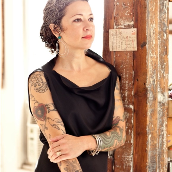 🖤 Anna Sheffield Turquoise Stone Bangle Bracelet - Picture 3 of 9